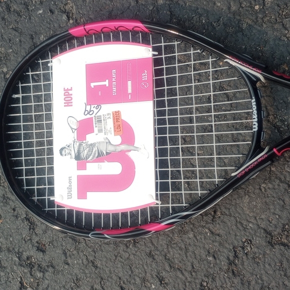 WILSON HOPE Simona Halep SERIES 1 Tennis Racket 4 1/4" Grip NWT - Picture 4 of 10